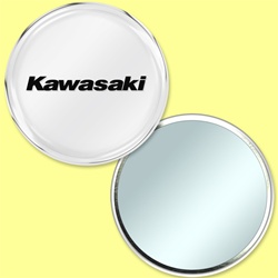 Compact Mirror with Chrome Mirrored Surface, 2.25